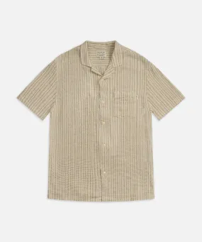 Sporty Design Easy Comfort The Miramar S/s Shirt - Taupe Combo