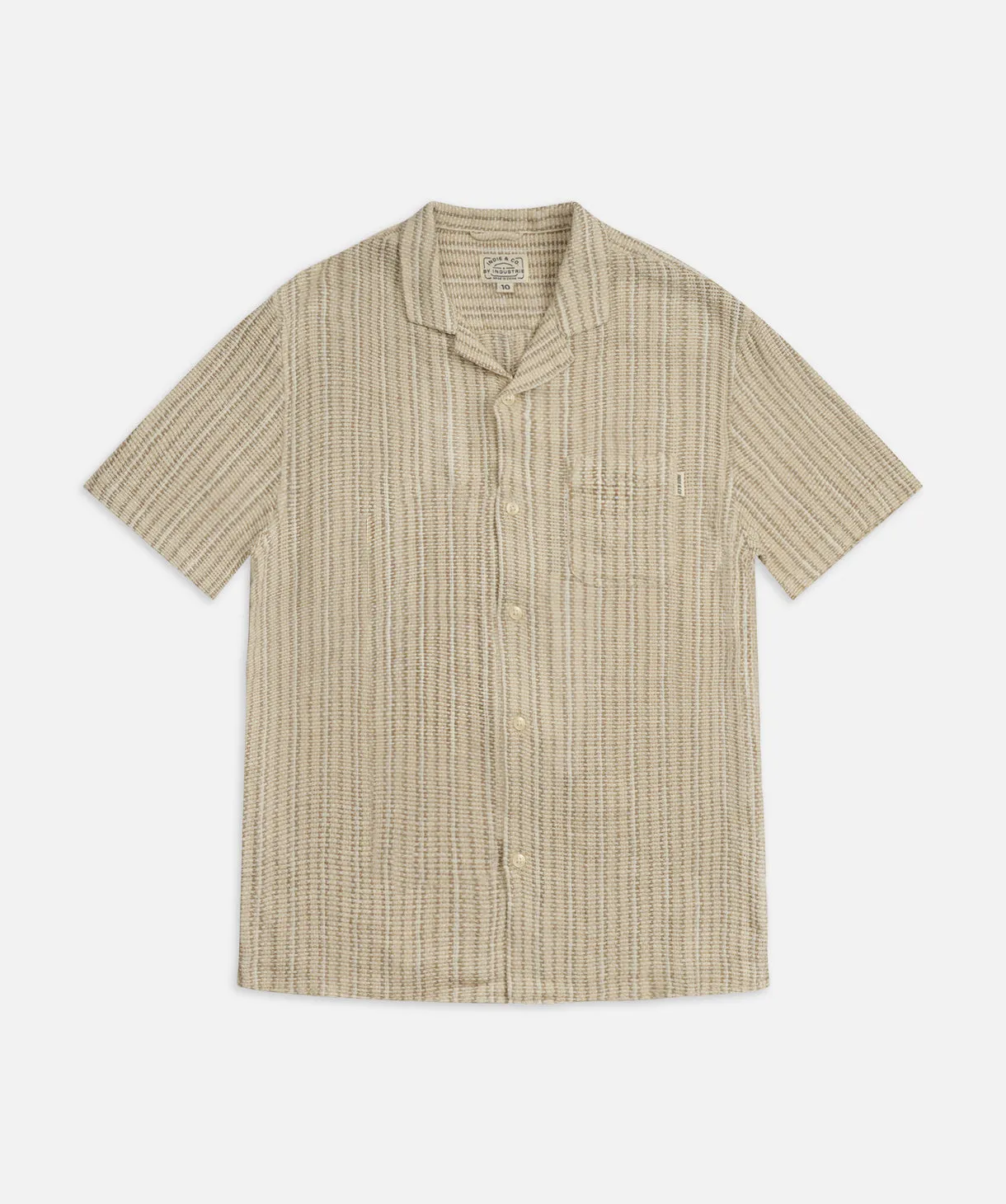 Sporty Design Easy Comfort The Miramar S/s Shirt - Taupe Combo