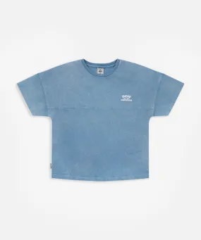 Easy Wear Bohemian style The Surfrider Tee - Blue