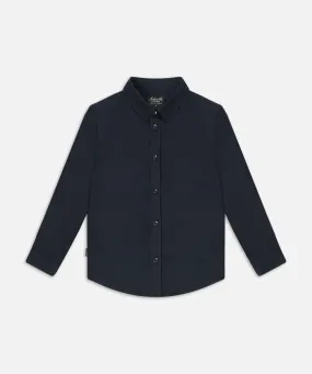 Urban Edge The Valley Long Sleeve Smart Shirt - Navy
