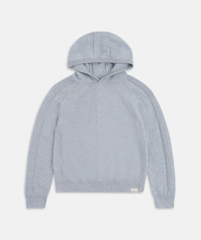 Hippo like The Northridge Knitted Hoodie - Light Blue