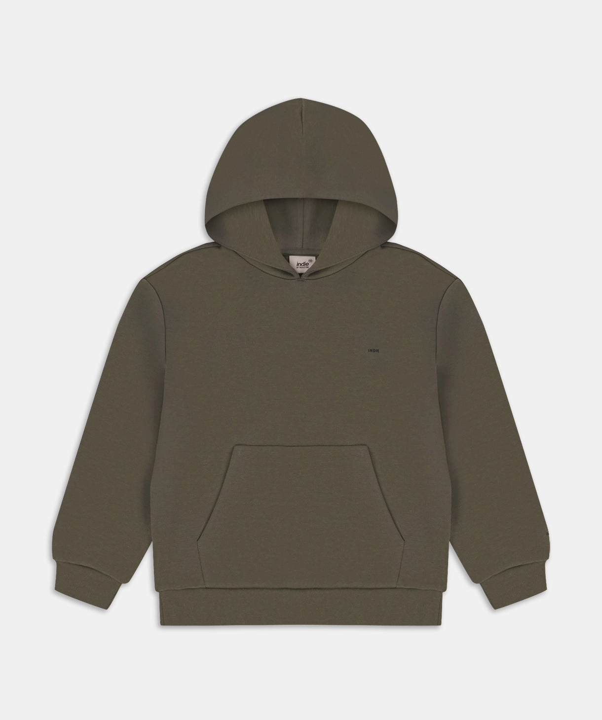 City Wear Contrast Stitching Accents The Silverstone Tech Hoodie - Bayleaf