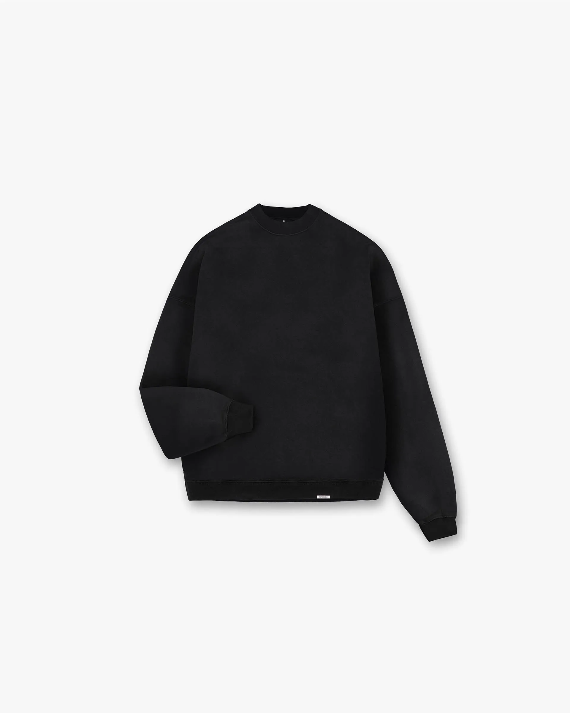 Initial Oversized Sweater - Black Fashionable Hoodie hot weather wear
