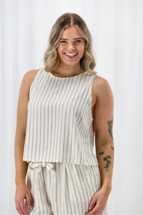 FrictionReducing ONLY Onllima S/L Linen Blend Top Cloud Dancer