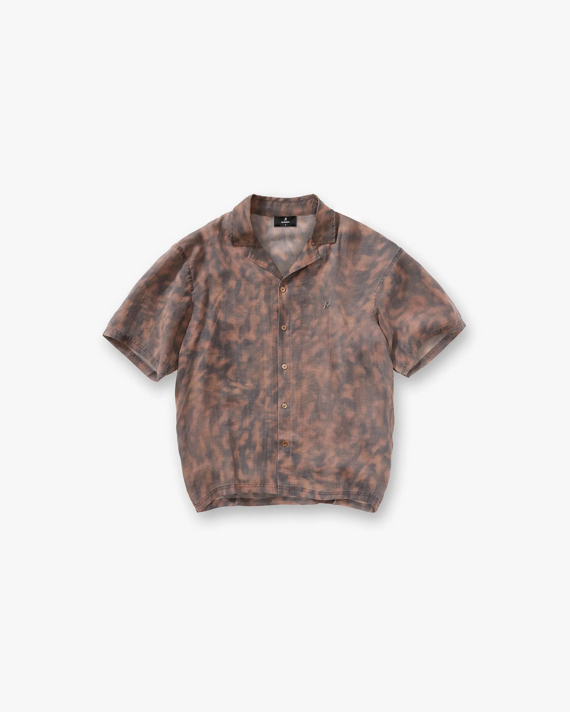Comfy Design Tortoise Print Shirt - Brown