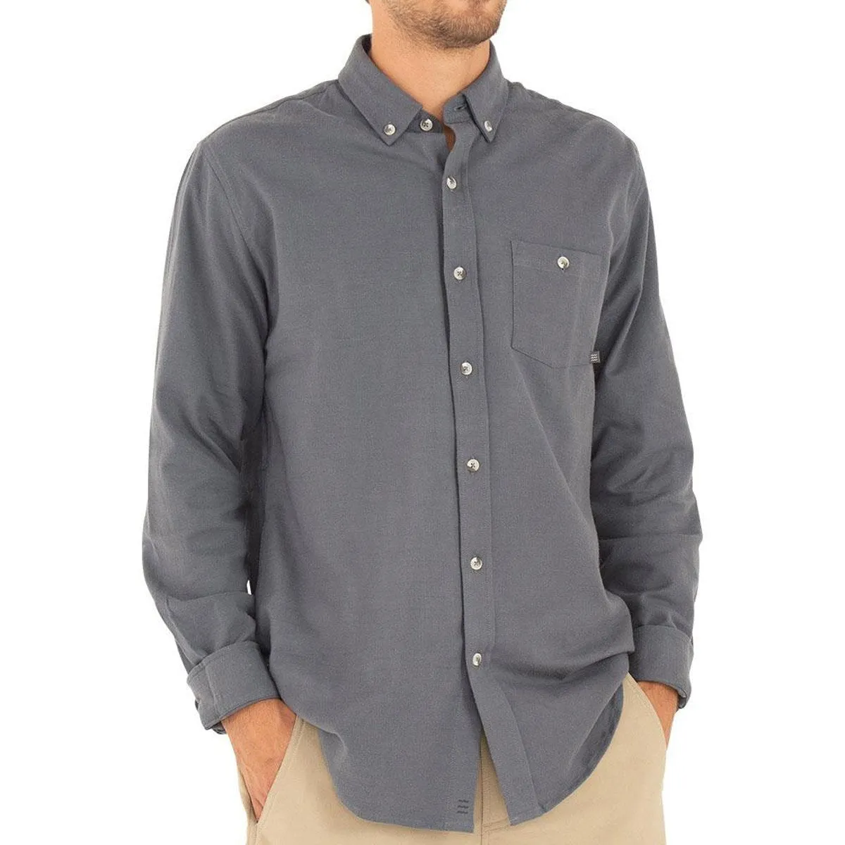 Men's Bamboo Flannel Button Up Sleek Style