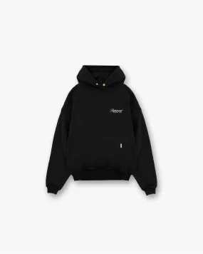 Cozy Street Style Matte Finish Represent X Harrods Bear Owners Club Hoodie - Jet Black