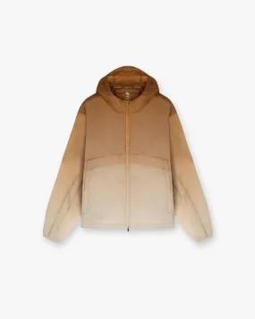 Headphone Hole Three Layer Laminate 247 Hooded Training Jacket - Ombre