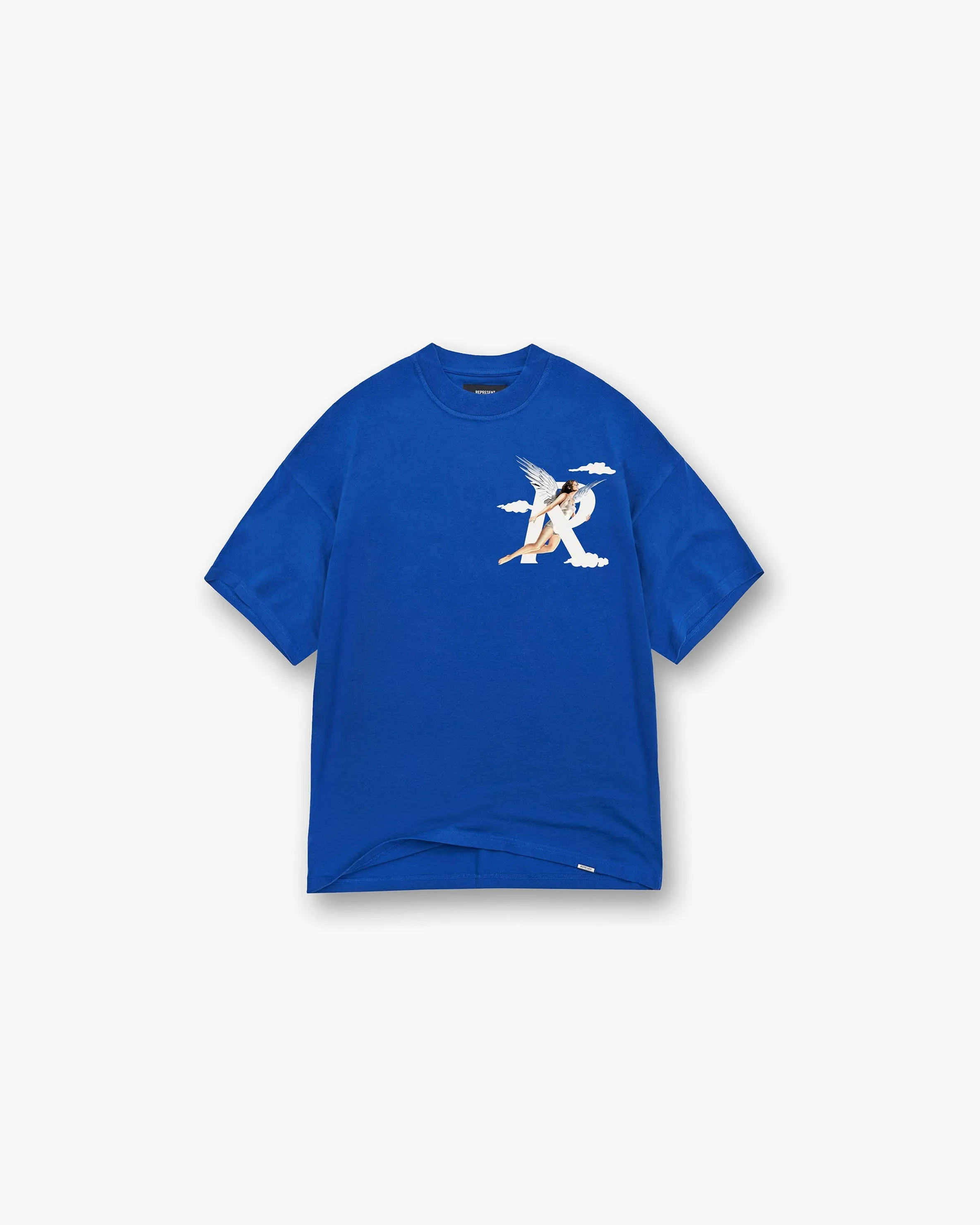 Breezy Comfort Storms In Heaven T-Shirt - Cobalt
