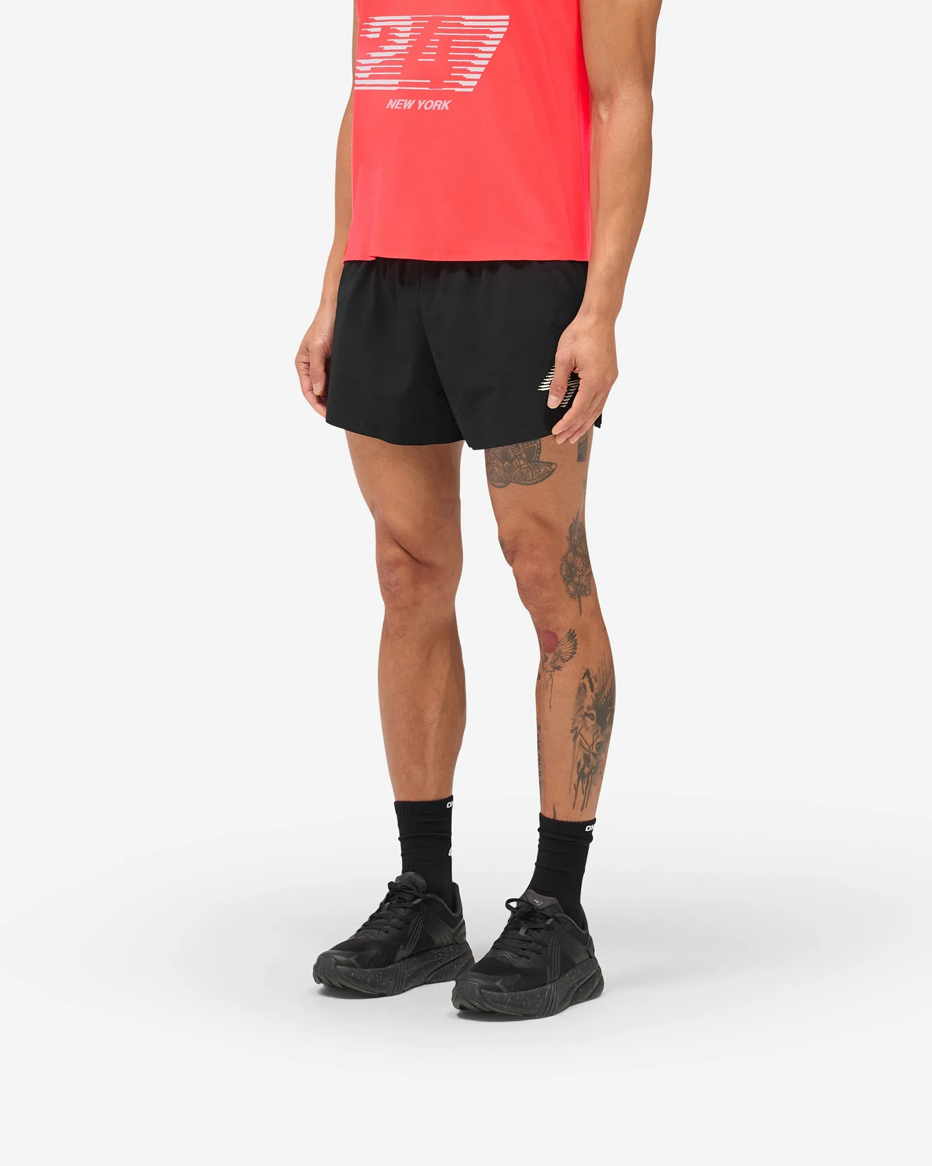 247 Marathon Shorts - Black nylon blend