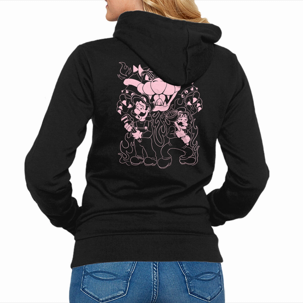 Doomsday Plumbing Hoodie Fashion gemstone accents