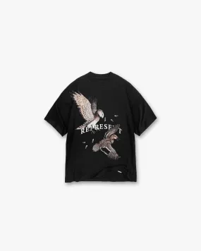 Birds Of Prey T-Shirt - Off Black Tight fit sexiness Fashion Layering