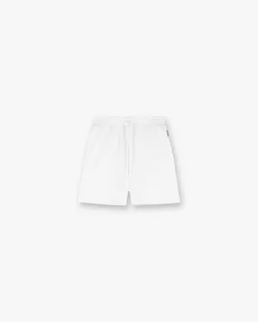 Relaxed Fit Design Active Flex Waffle Shorts - White