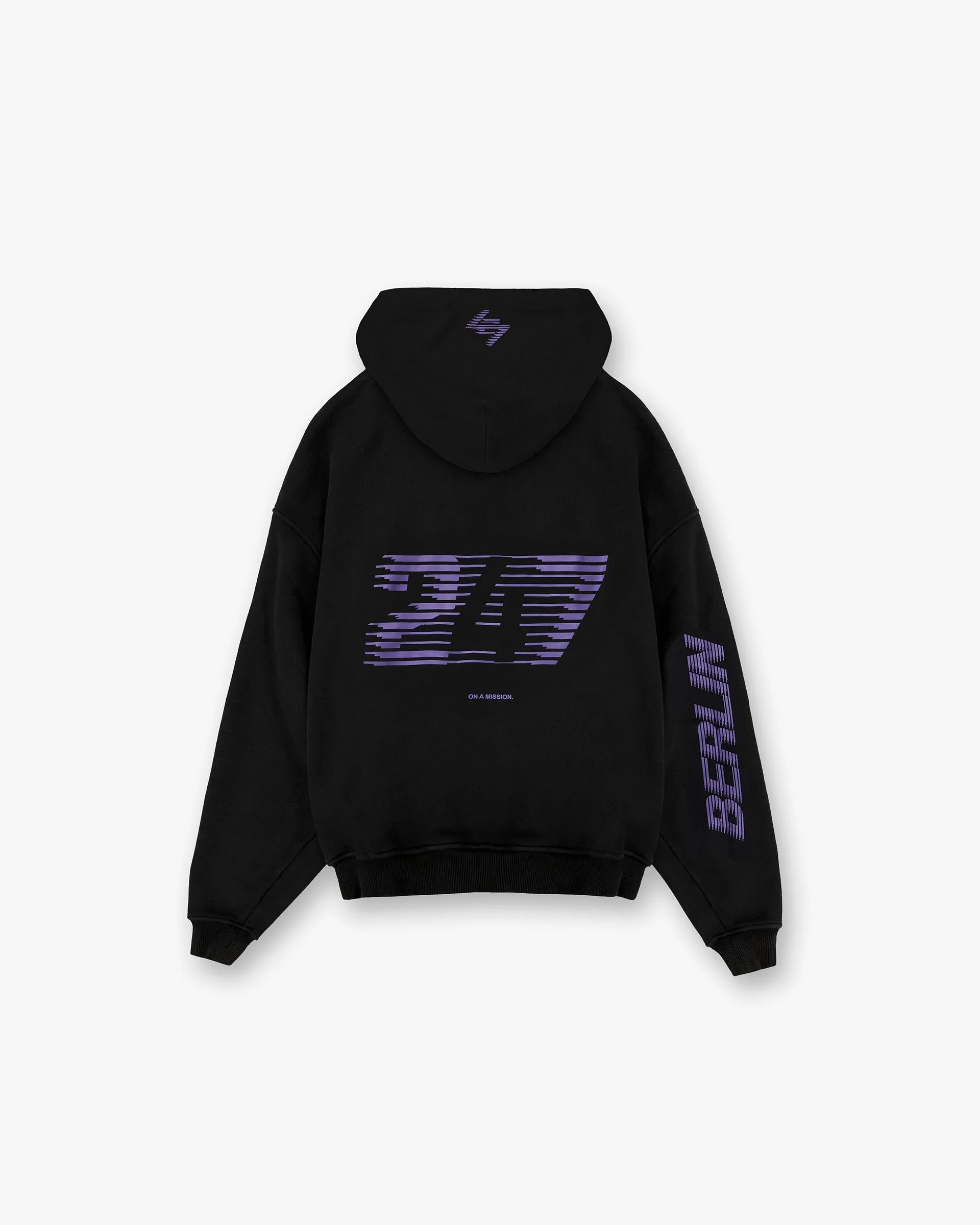 product gift wrapping 247 Berlin Hoodie - Black Purple