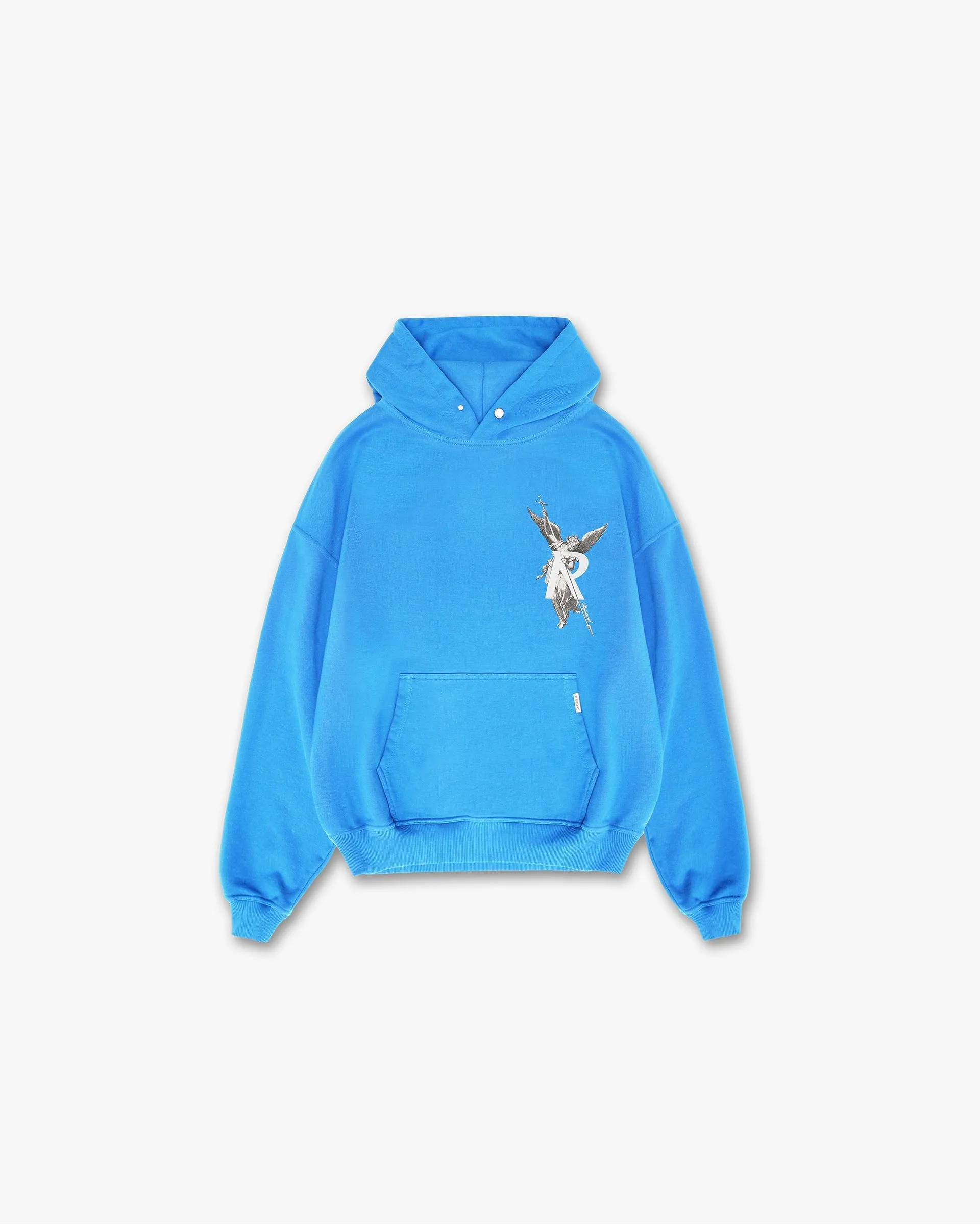 Archangel Hoodie - Electric Blue Zippered Pocket Cozy Coverage