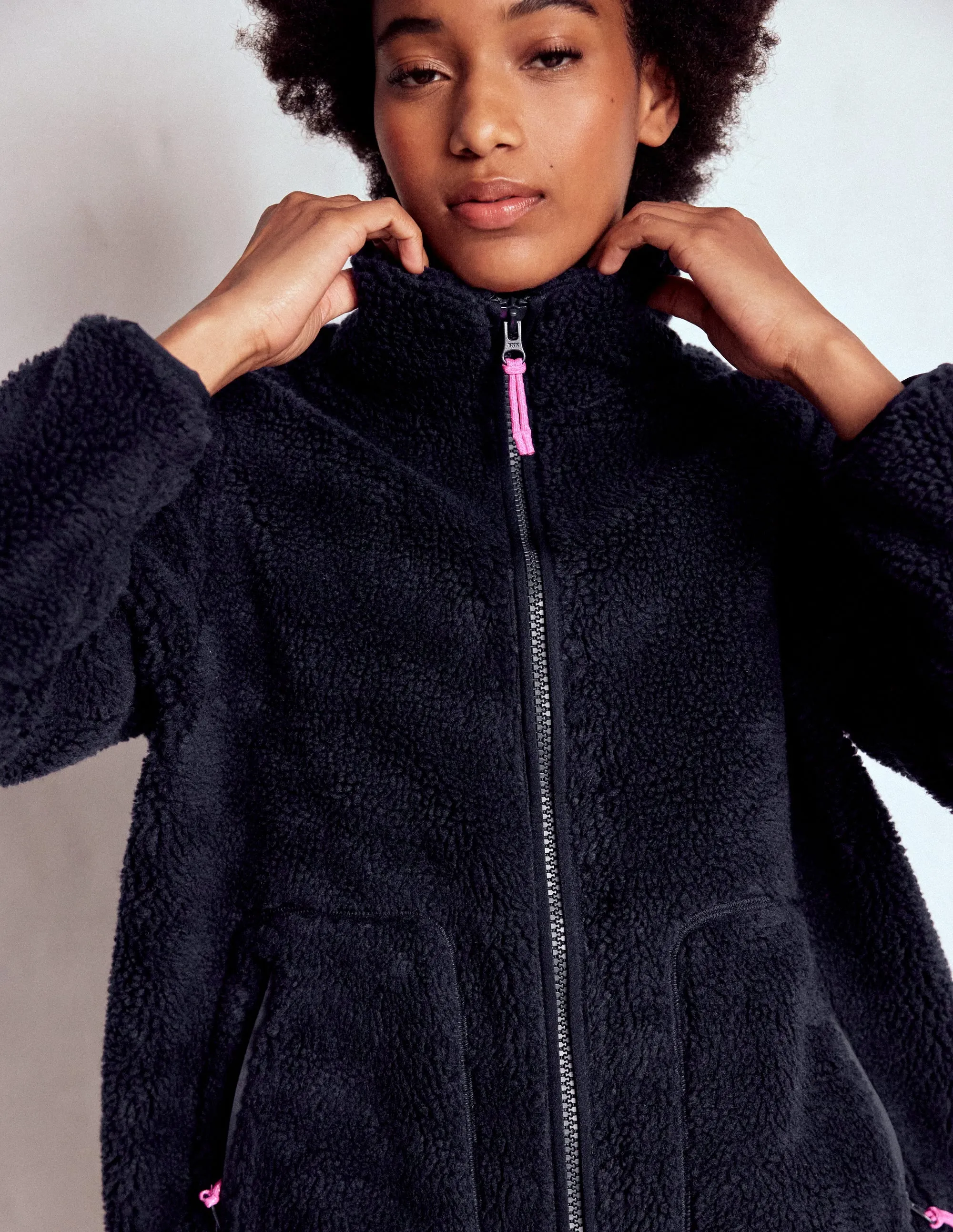 Travel Functional Wear Westminster Borg Jacket-Navy