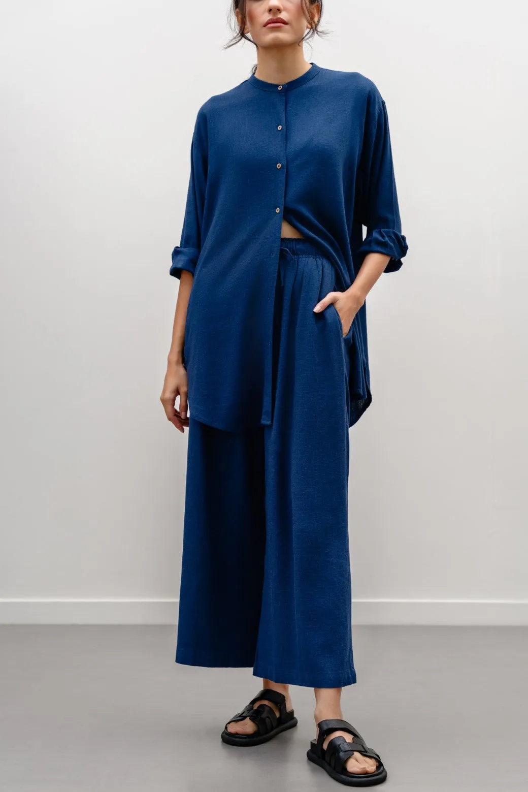 Non Restrictive Cut Comfort Fit Wear WIDE ANKLE PANTS