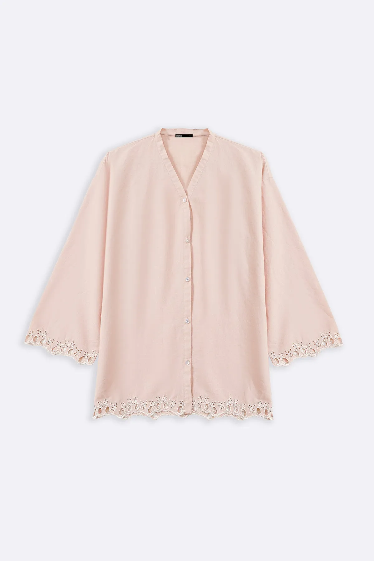 WILD BALLERINA CUTWORK SHIRT shopping spree