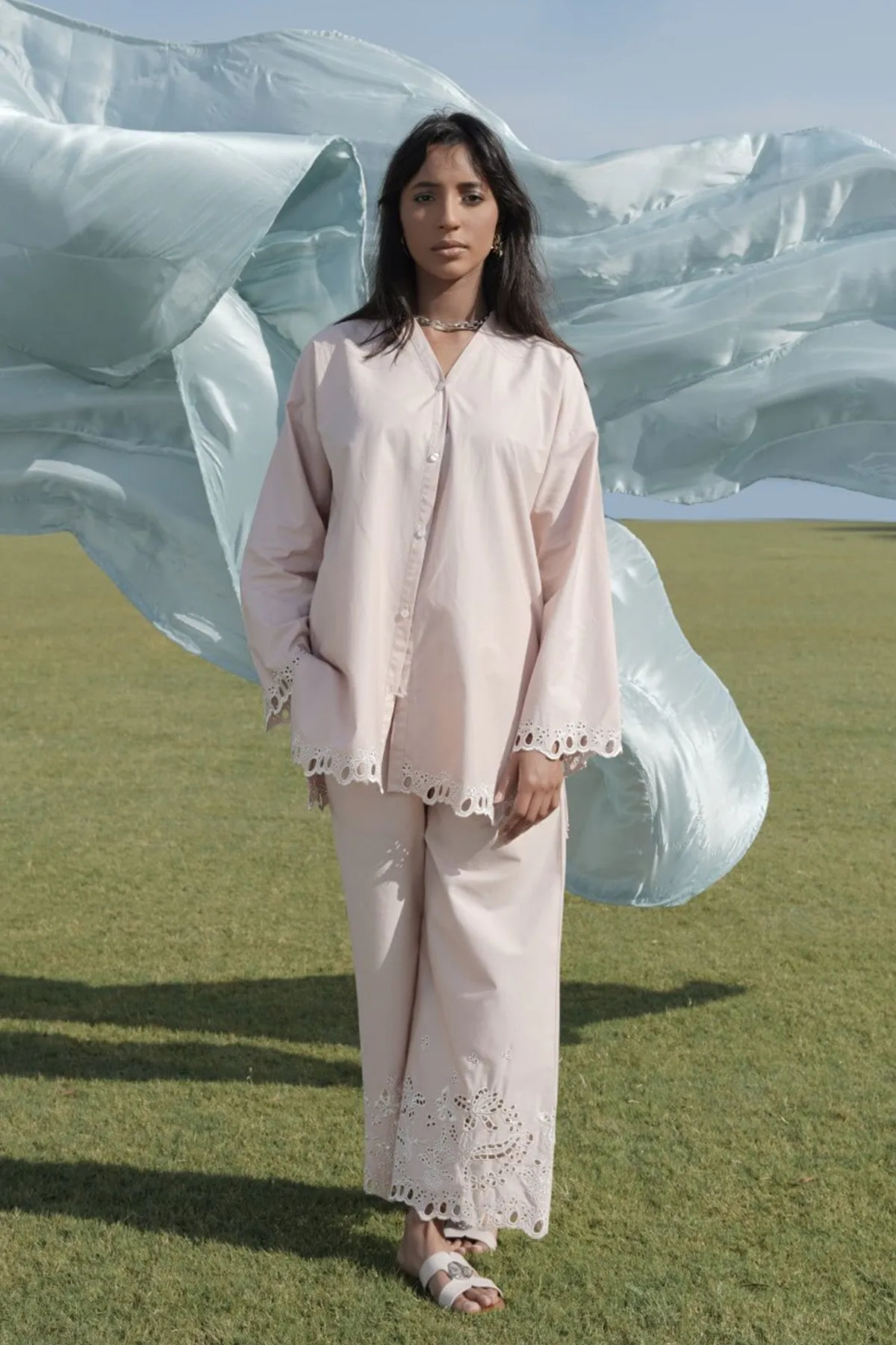 WILD BALLERINA CUTWORK SHIRT Flexible Material