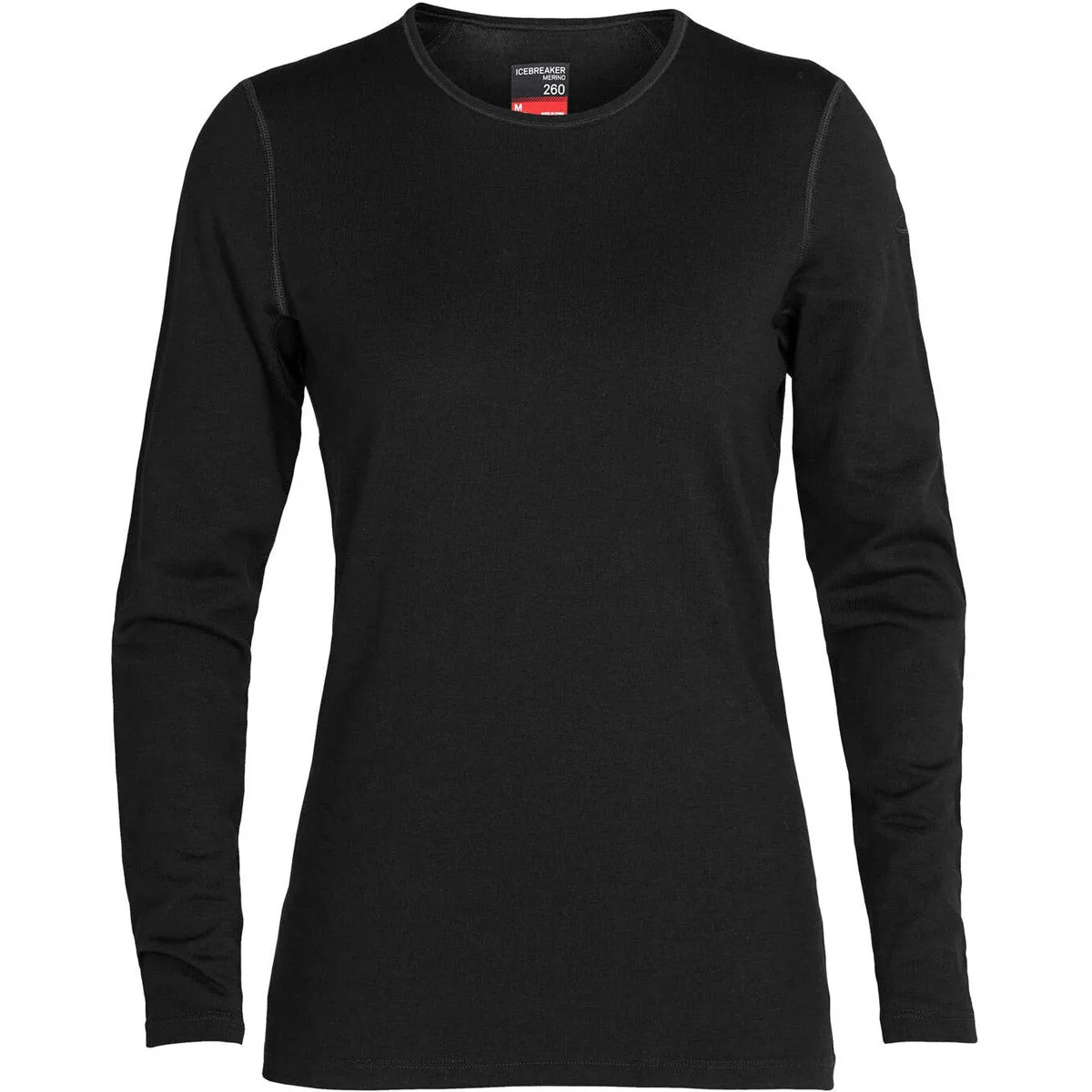 Ribbed Hem Finish Women's Merino 260 Tech Long Sleeve Crewe Thermal Top