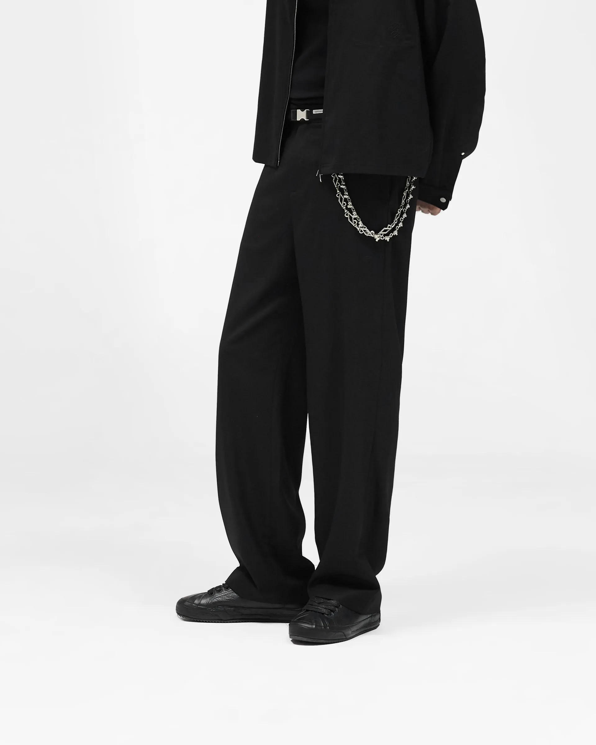 Wool Pant - Jet Black DurablePolyester