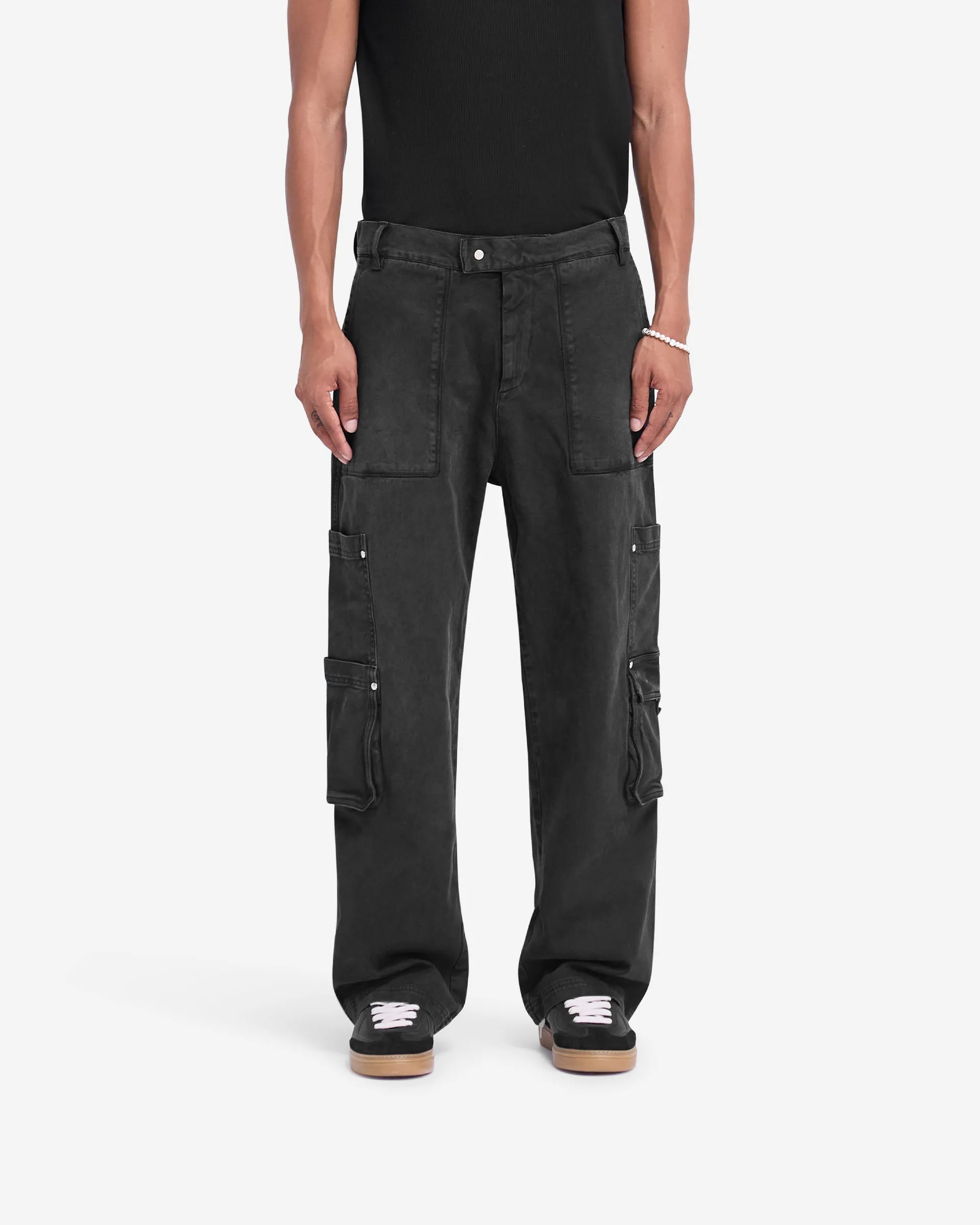 TearResistantMaterial Modern Utility Workshop Pant - Washed Black