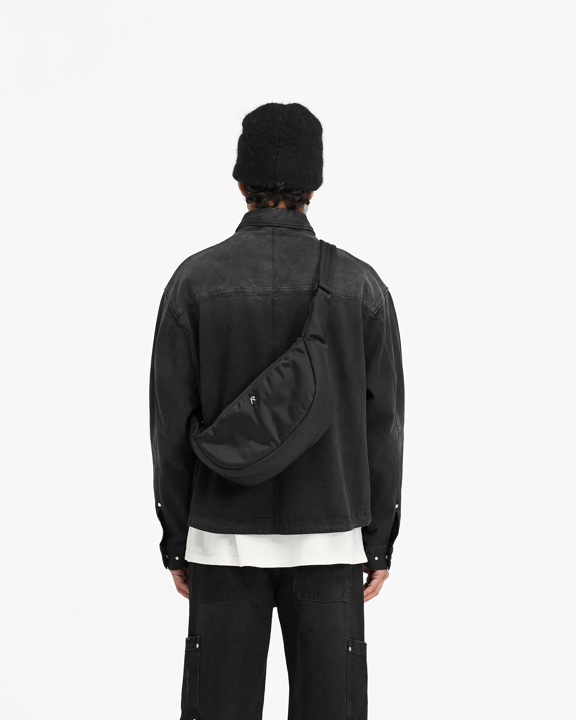 Moisture Management Tech Edgy style Workshop Shirt - Washed Black