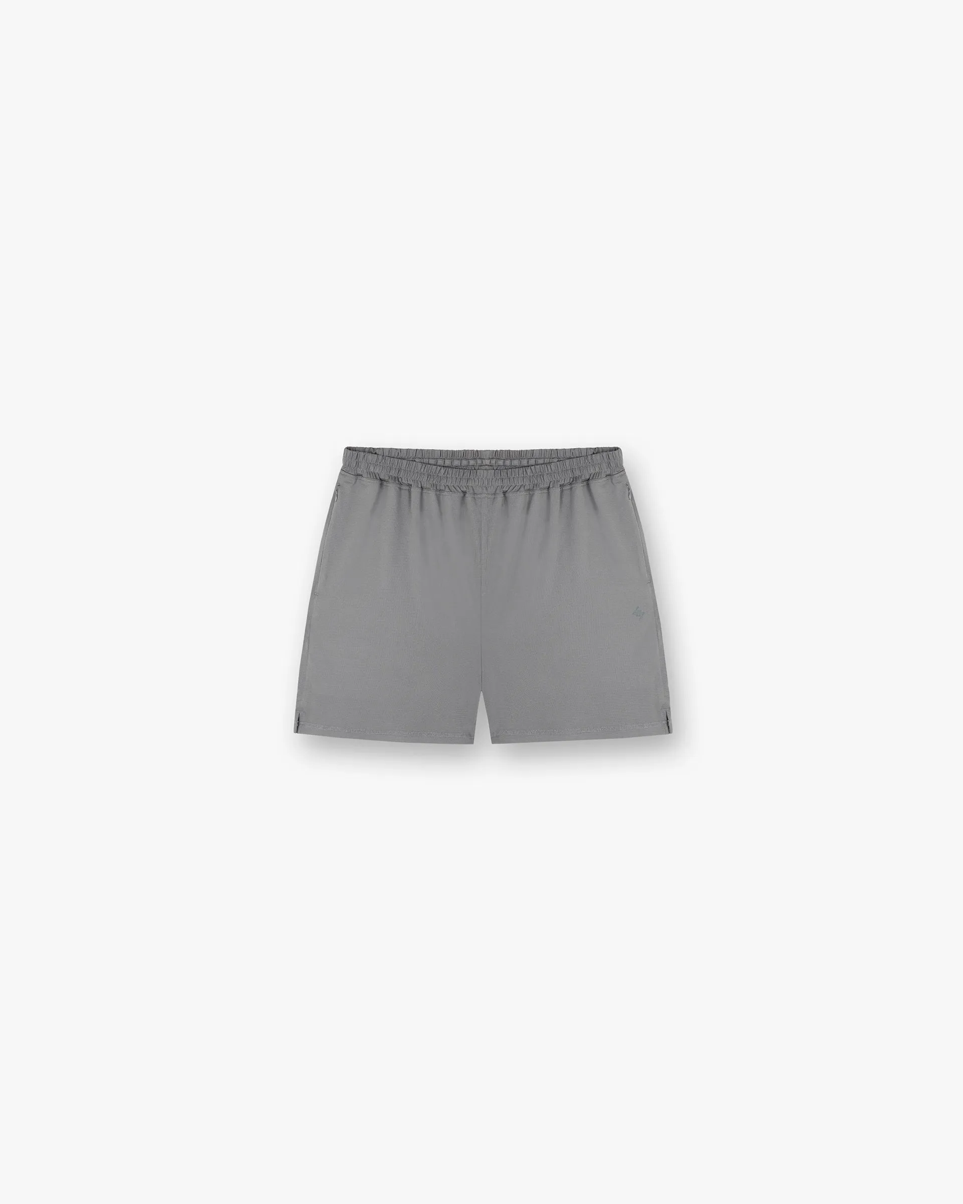 Reflective Safety Detailing 247 Mesh Shorts - Pewter