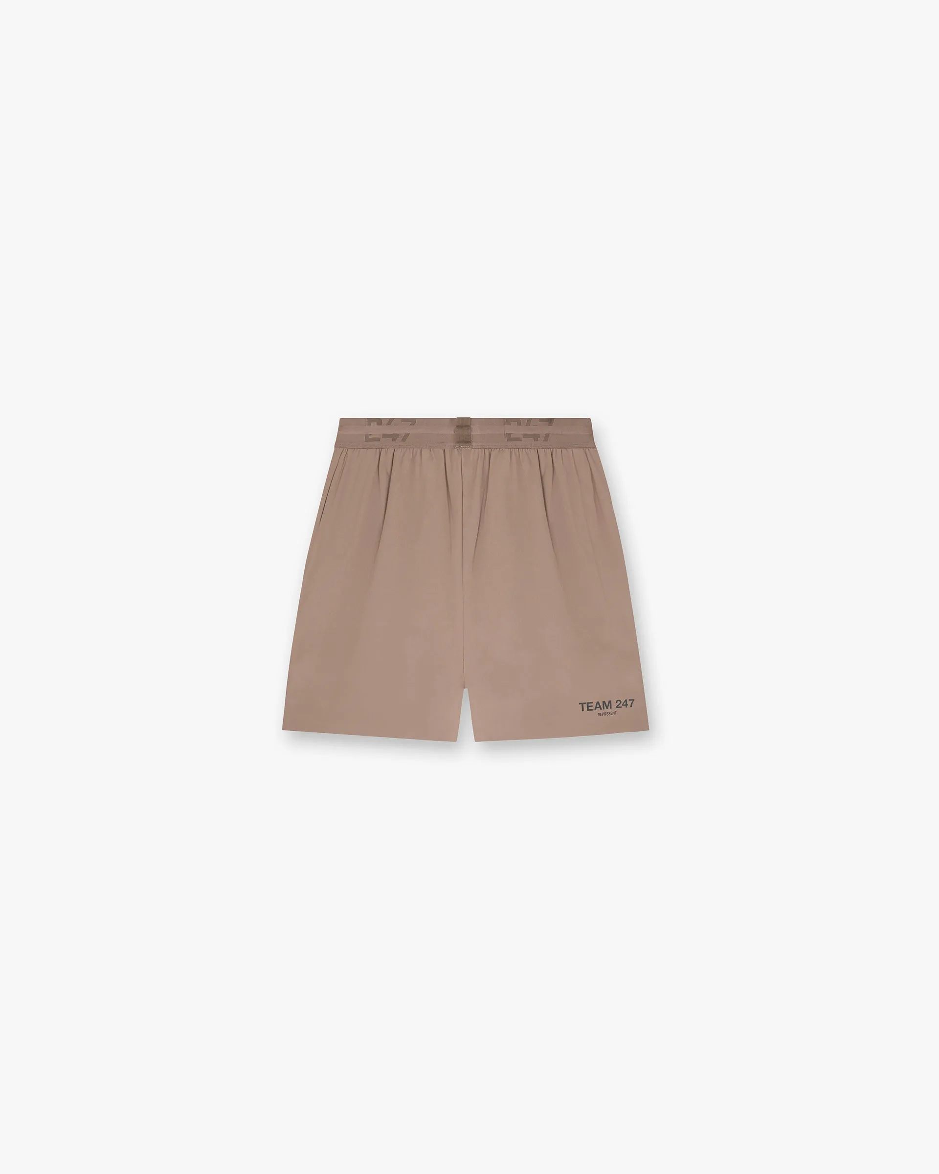 Team 247 Fused Shorts - Umber Quick Access Pockets Stretchy Waist