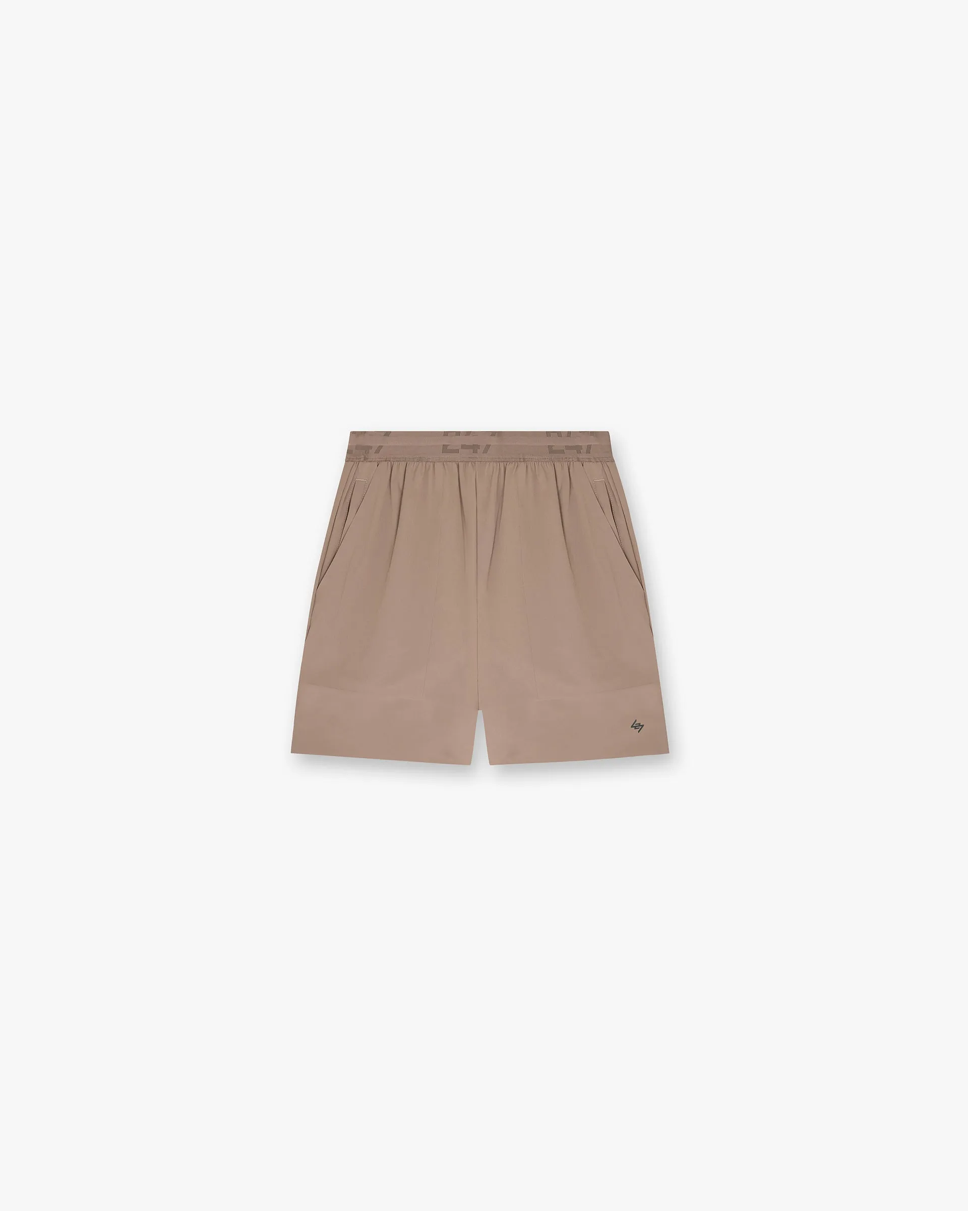 Team 247 Fused Shorts - Umber Minimal Waistband Fit Tech