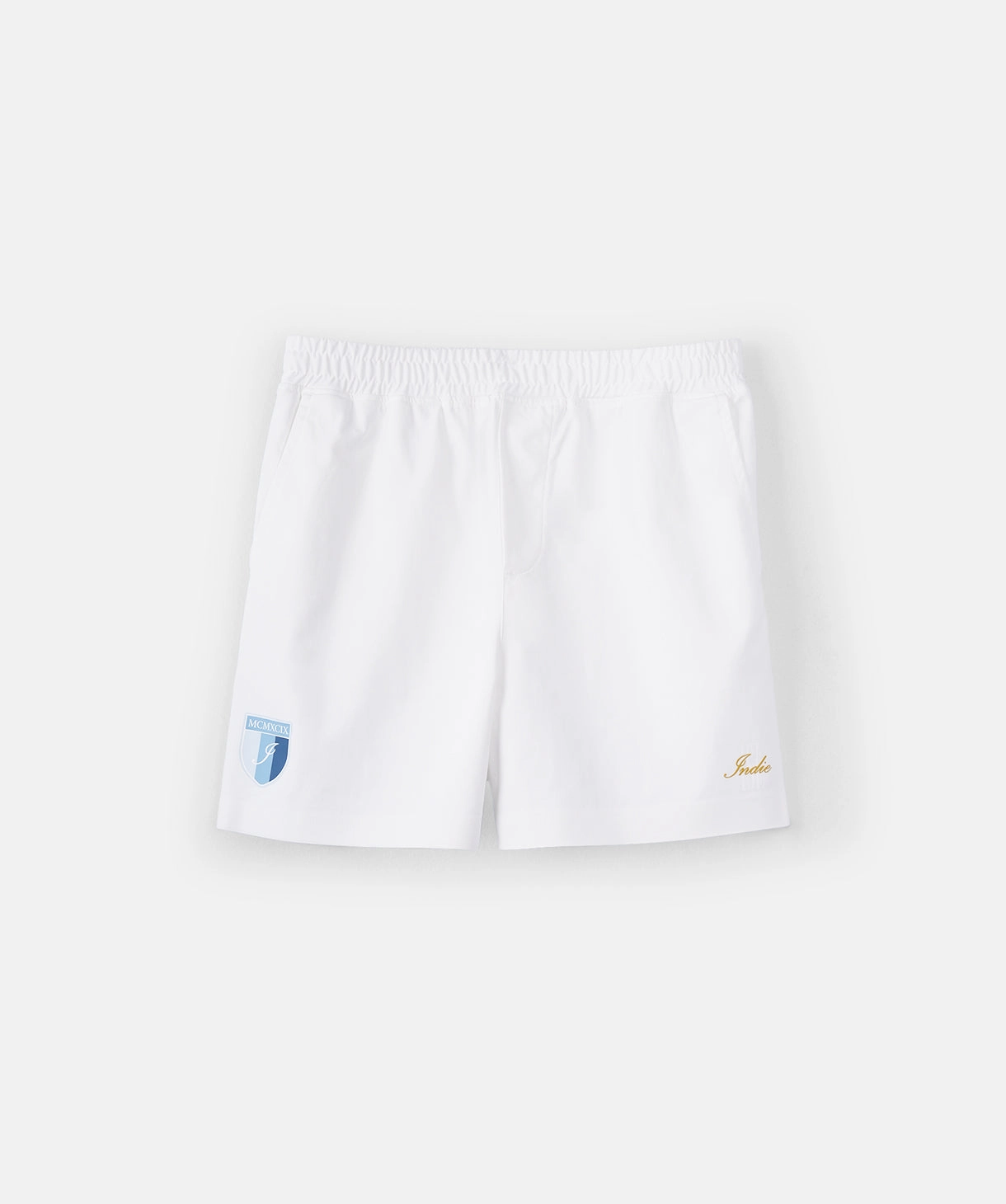 Soft Finish Quick Access Zip Pockets The Club Sports Short - Off White