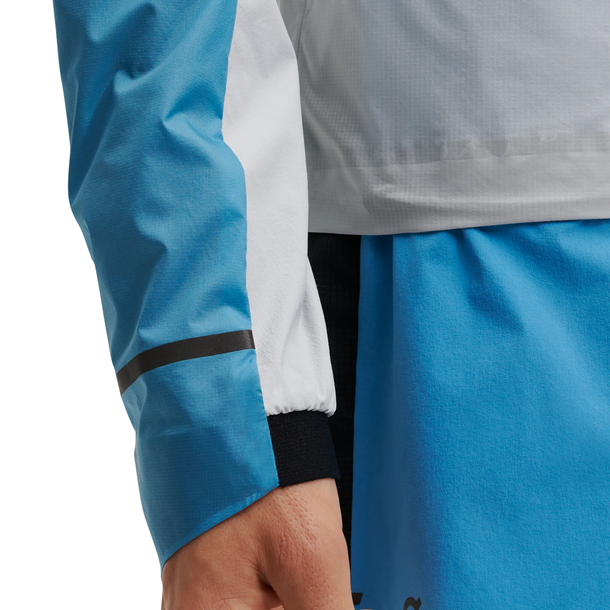 Taped Seams Roll Up Hood Weather Jacket